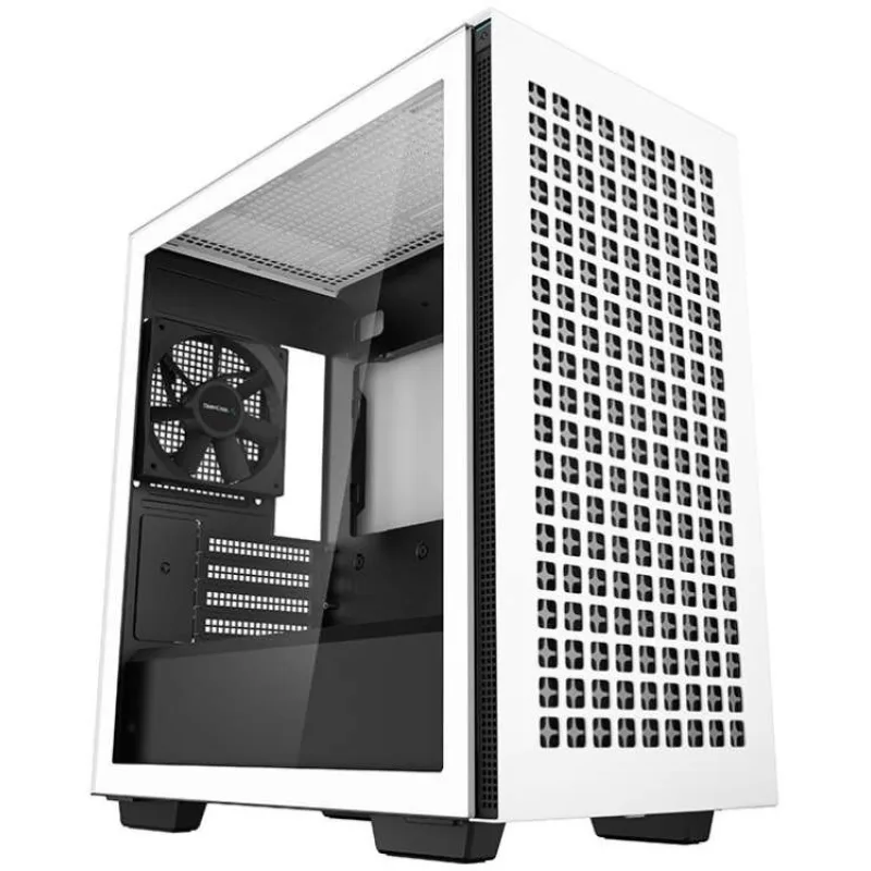 DEEPCOOL skříň CH370 / MiniT / 120mm fan / 2xUSB 3.0 / bílá (R-CH370-WHNAM1-G-1)