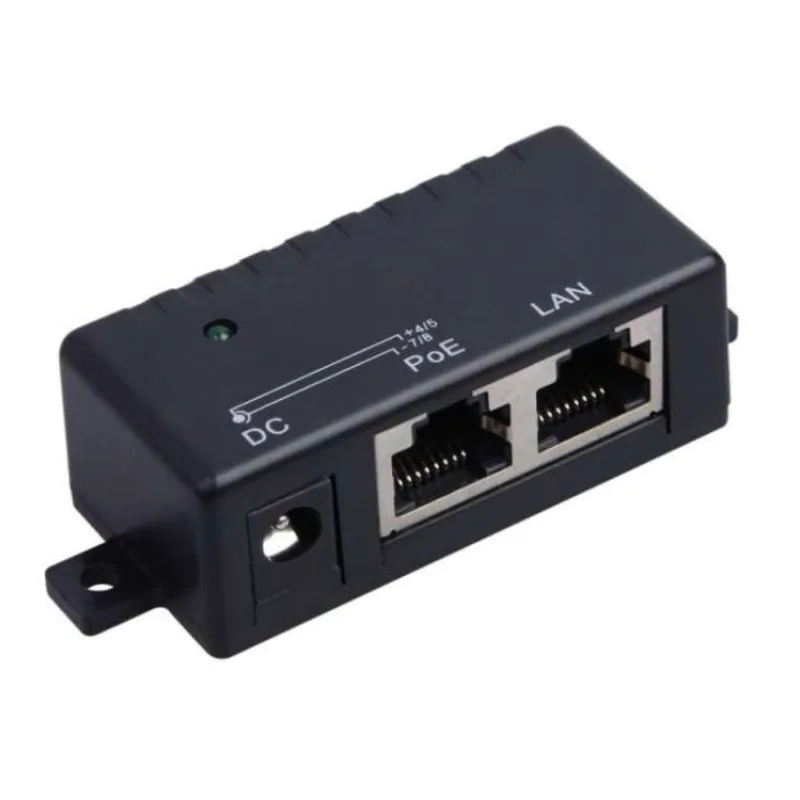 Maxlink pasivní PoE adaptér s LED,jack 2,1/5,5mm, Gigabitová verze (POE-BOX1-G)