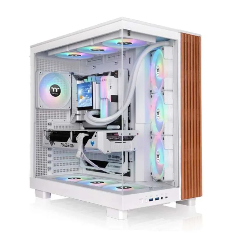 THERMAL TAKE Case View 380 XL WS ARGB, Průhledná bočnice, bílá (CA-11E-00M6WN-WS)