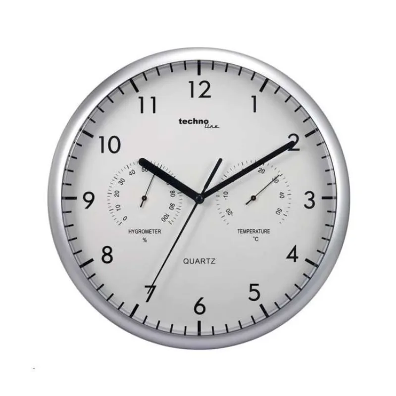 Hodiny TechnoLine WT 650, stříbrné (WT 650)