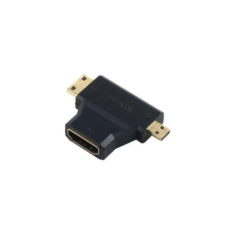 Adaptér PremiumCord HDMI na mini HDMI typu C a micro HDMI typu D (kphdma-17)