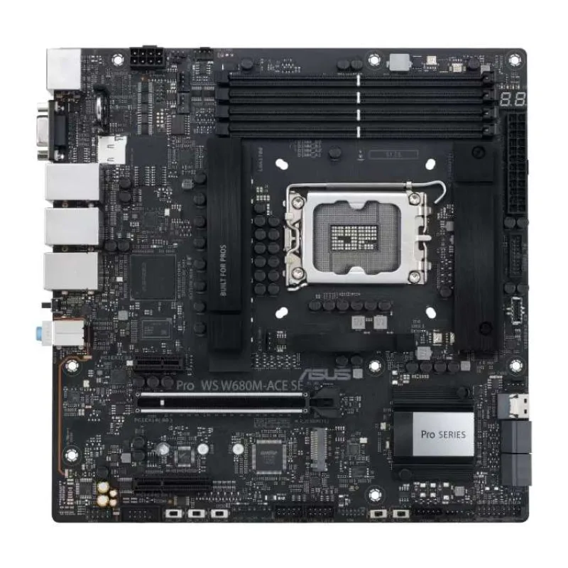 ASUS MB Sc LGA1700 PRO WS W680M-ACE SE, Intel W680, 4xDDR5, 1xDP, 1xHDMI, 1xVGA, 1xmATX (90MB1FA0-M0EAY0)
