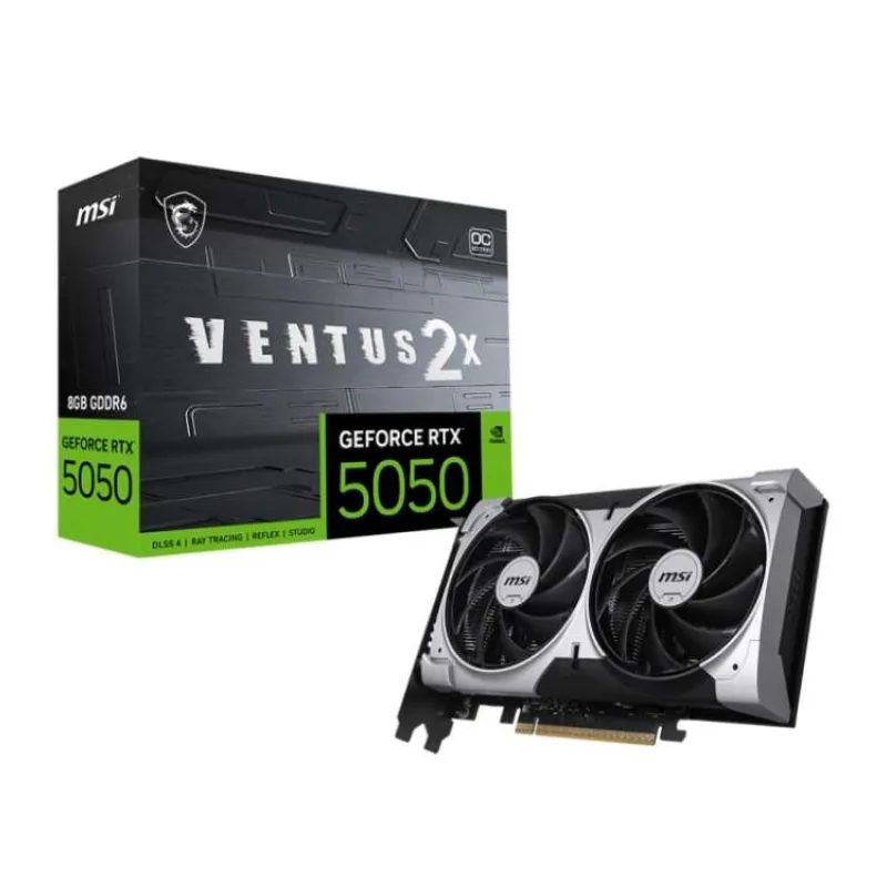 MSI GeForce RTX 5050 8G VENTUS 2X OC / 8GB GDDR6 / PCI-E / 3x DP / HDMI (RTX 5050 8G VENTUS 2X OC)