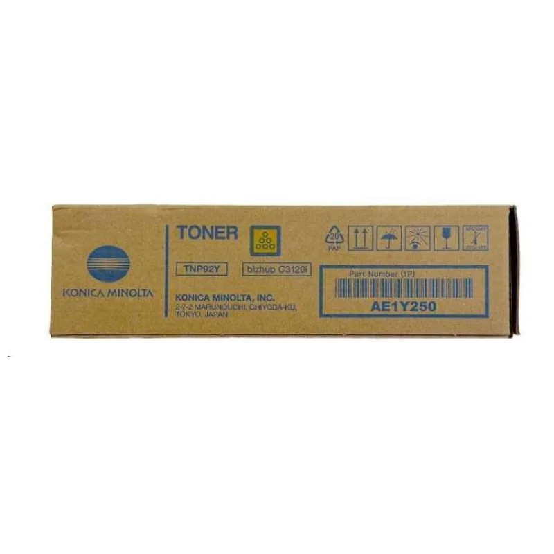 Konica Minolta TNP92Y,Toner žlutý pro bizhub C3120i, 4000 stran (AE1Y250)
