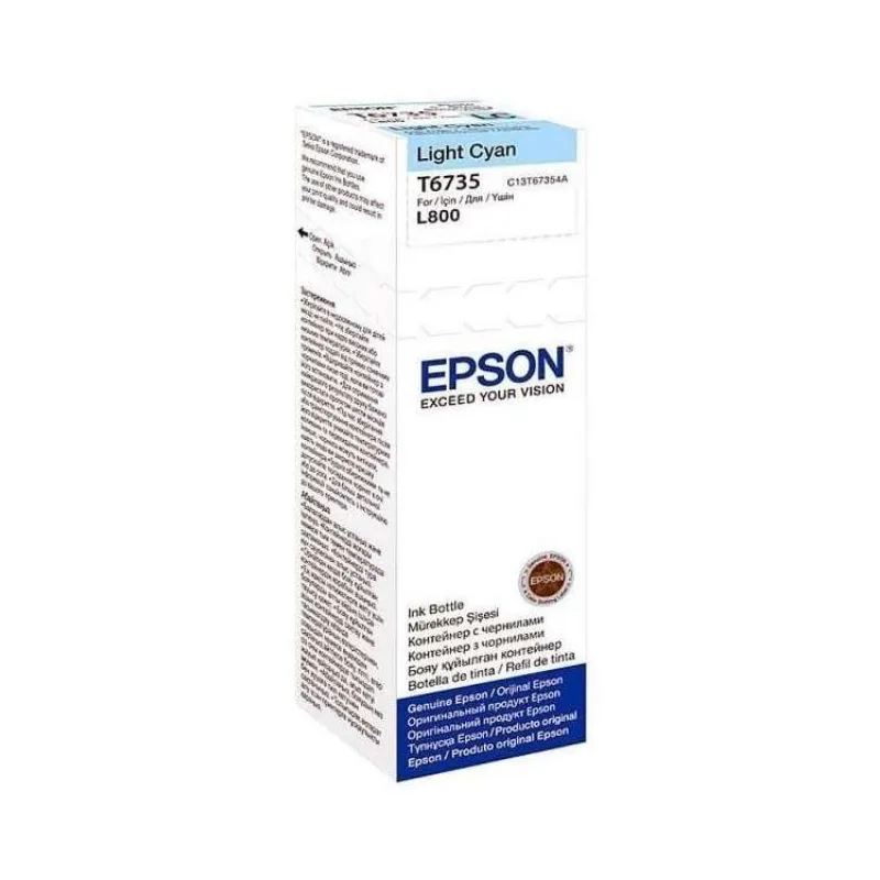 Epson inkoustová náplň/ C13T67354A/ FOTO L800/ 70ml/ Světlá azurová (C13T67354A)