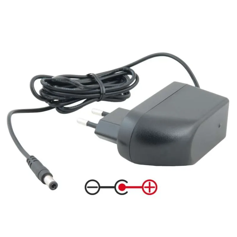 Napájací adaptér univerzálny 12V 2A 24W konektor 5,5 mm x 2,5 mm plus pól uprostred (NAAC-12V2A-5525N)