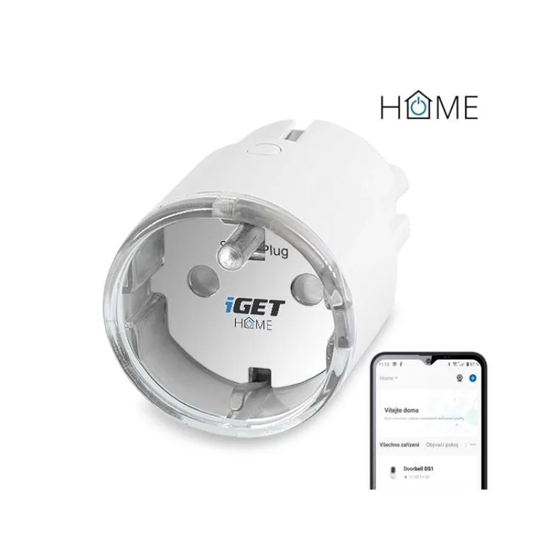 iGET HOME Power 1 - Wi-Fi zásuvka 230V s měřením spotřeby (Power 1)