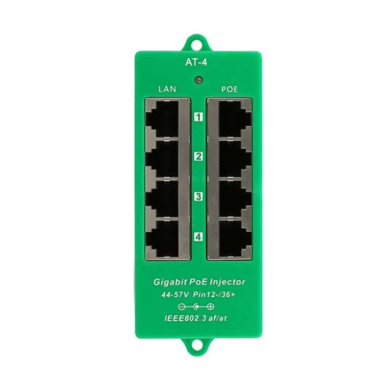 POE-PAN4-GBATF 802.3af/at gigabitový stíněný 4-portový PoE panel (POE-PAN4-GBATF)