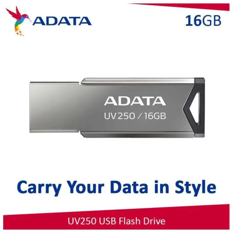 ADATA UV250/16GB/USB 2.0/USB-A/Čierna (AUV250-16G-RBK)