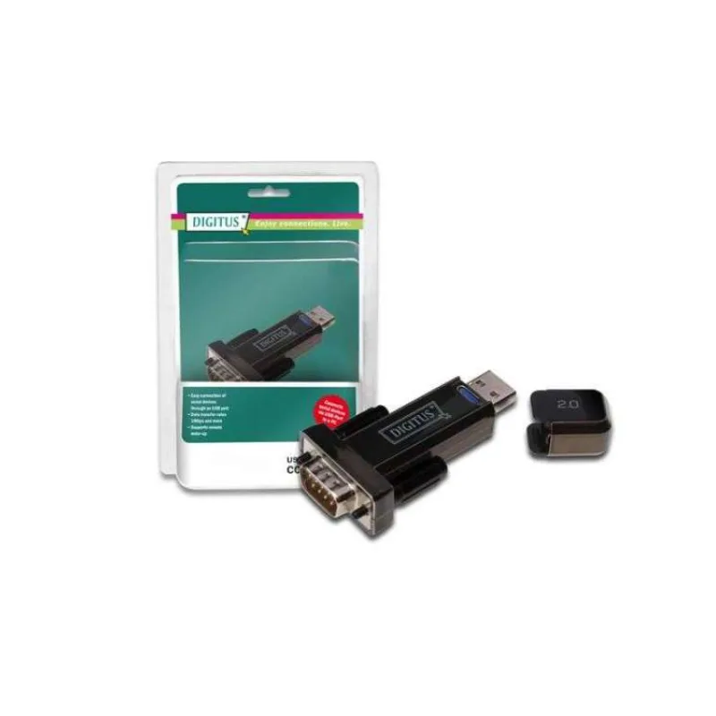 Digitus převodník USB 2.0 na sériový port, RS232, DSUB 9M (DA-70156)