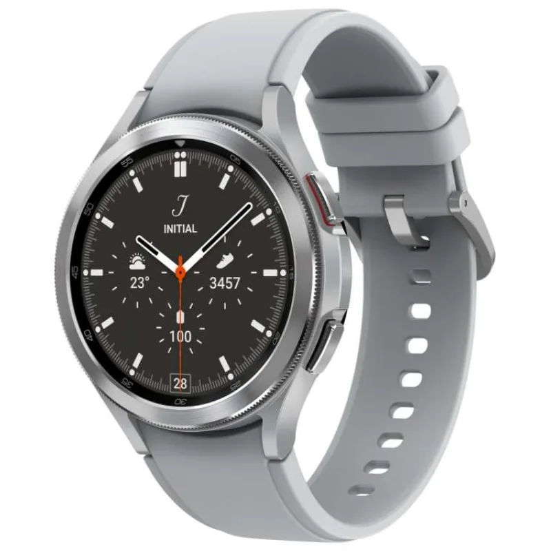 Samsung Galaxy Watch 4 Classic LTE/46mm/Silver/Sport Band/Silver (SM-R895FZSAEUE)