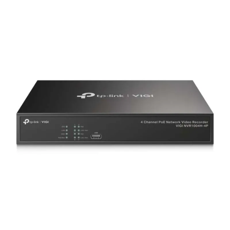 TP-LINK záznamové zařízení VIGI NVR1004H-4P 4 kanálů, 4x Lan s PoE, 2x USB (VIGI NVR1004H-4P)