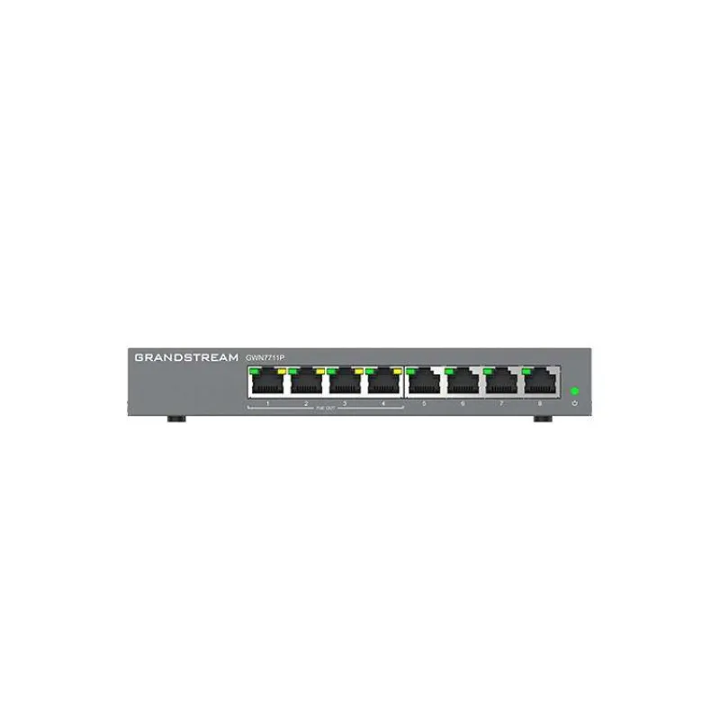 Grandstream GWN7711P Layer 2 Lite managed switch, 8 portov, 4x PoE/PoE+ (GWN7711P)