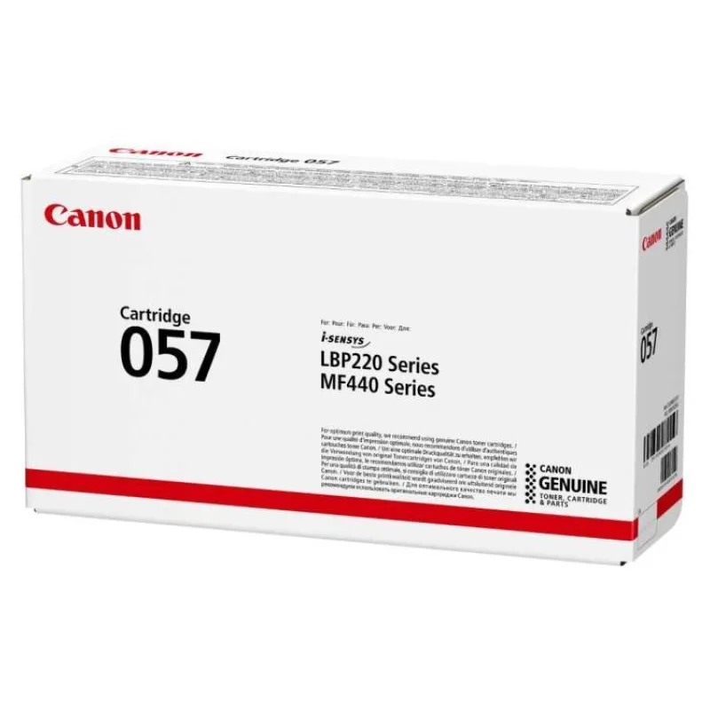 Canon originální toner CRG-057 BK (černý, 3100str) pro Canon LBP228, LBP226, LBP223, MF449, MF446, MF445, MF443 (3009C002)