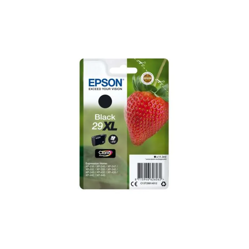 Epson Singlepack Black 29XL Claria Home Ink (C13T29914012)