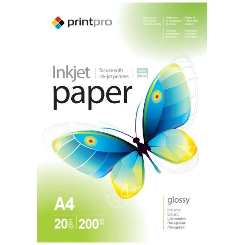 Colorway fotopapír Print Pro lesklý 200g/m2/ A4/ 20 listů (PGE200020A4)