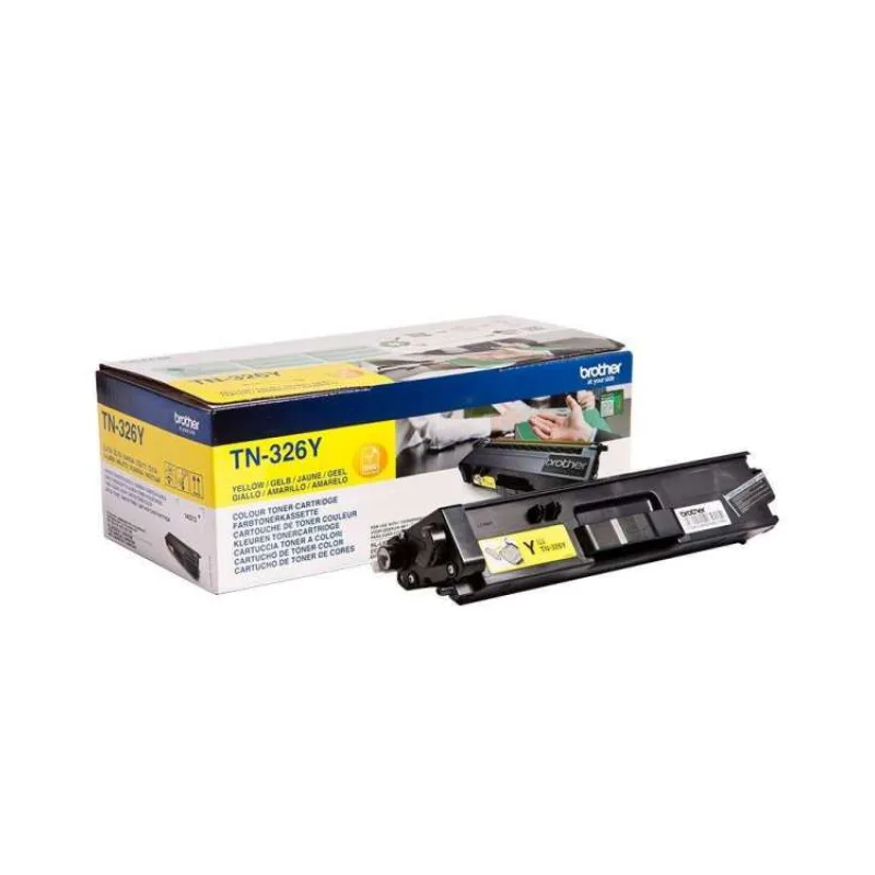 BROTHER tonerová kazeta TN-326Y/ DCP-L8400,L8450/ HL-L8250,L8350/ MFC-L8650,L8850/ 3500 stránek/ žlutý (TN326Y)