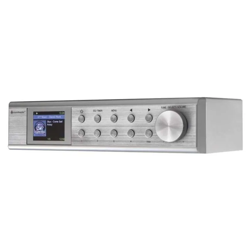 Soundmaster IR1500SI kuchyňské rádio DAB+/ FM/ BT/ 2"LCD/ Wi-Fi/ Stříbrné (IR1500SI)