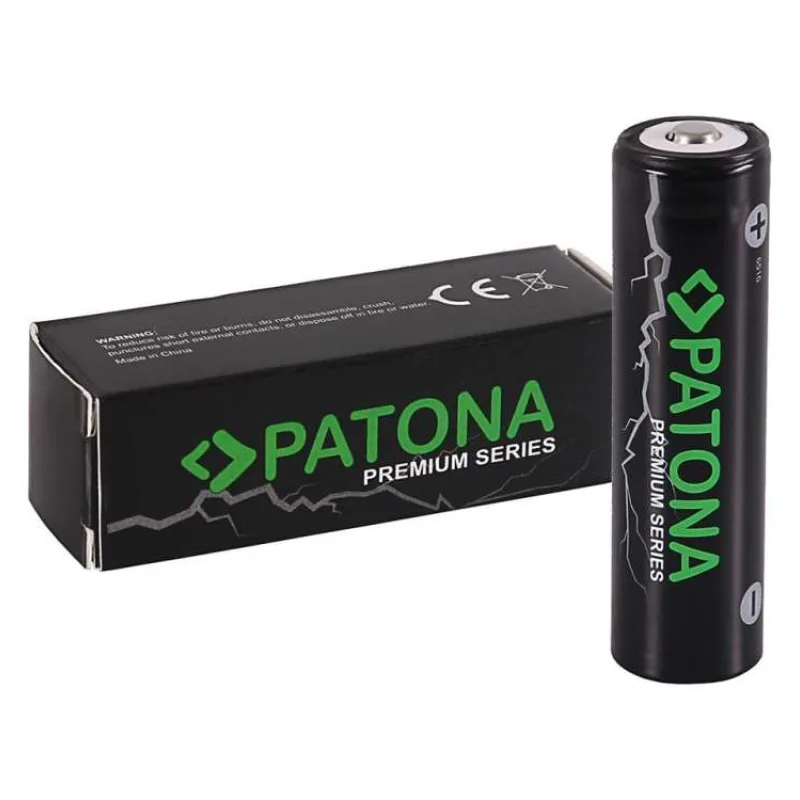 PATONA nabíjecí baterie 18650 Li-lon 3350mAh PREMIUM 3,7V vyvýšený plus pól (PT6516)