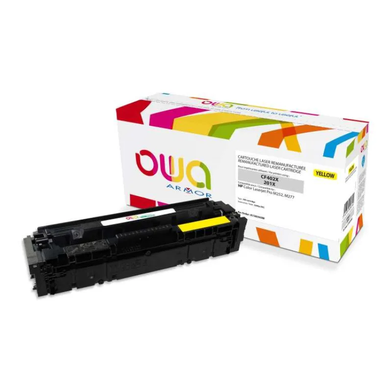 OWA Armor toner pre HP CLJ MFP 277, 2300 strán, CF402X, žltý (K15835OW)