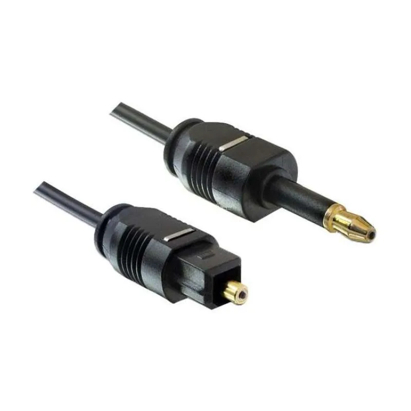 PREMIUMCORD Kábel 3,5 mm mini Toslink - Toslink, OD:2.2 mm, dĺžka 1 m (kjtos2-1)