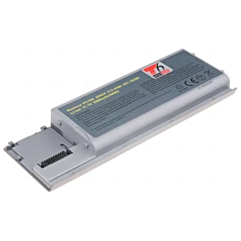 Batéria T6 Power Dell Latitude D620, D630, Precision M2300, 5200mAh, 58Wh, 6cell (NBDE0038)