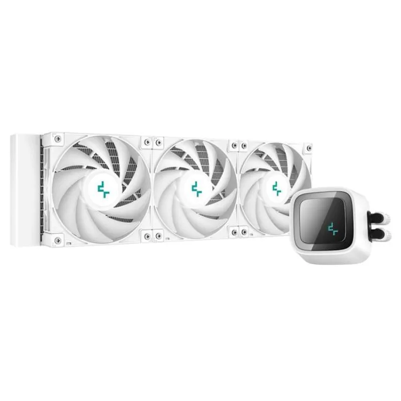 DEEPCOOL vodní chladič LS720 / 3x120 mm fan / ARGB / Intel i AMD / bílý (R-LS720-WHAMNT-G-1)