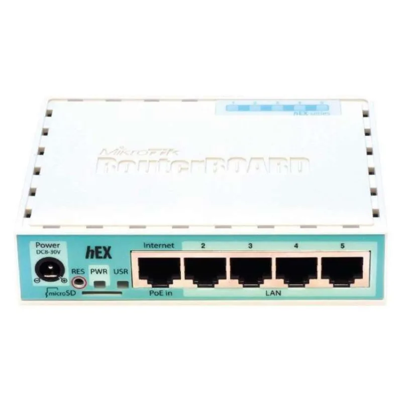 MikroTik E50UG hEX, 2x 950 MHz, 512 MB RAM, 5x GbE, L4 (E50UG)