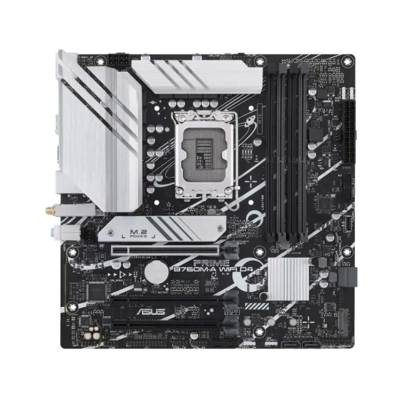 ASUS MB Sc LGA1700 PRIME B760M-A WIFI D4, Intel B760, 4xDDR4, 1xDP, 2xHDMI, WI-FI, mATX (90MB1CX0-M1EAY0)