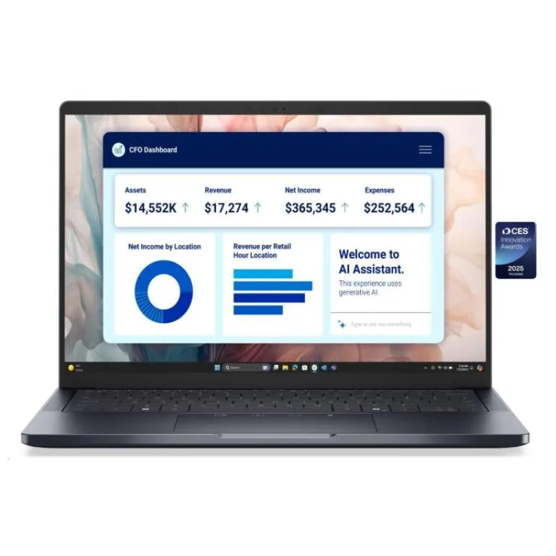 Dell Pro 14 Premium PA14250/U7-266V/Evo/16GB/512GB SSD/14" FHD+/IR Cam & Mic/FgrPr/vPro/Backlit Kb/W11 Pro/3Y ProSpt (7M7M7)