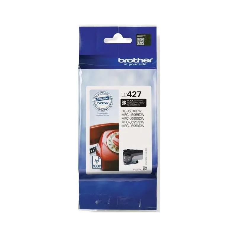 kazeta BROTHER LC-427 Black MFC-J5955DW/MFC-J6955DW/MFC-J6957DW (3000 str.) (LC427BK)