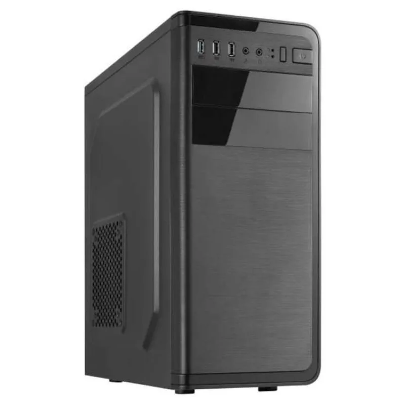 CRONO skříň MT-760i Midi Tower, bez zdroje, černá (CR-MT760i)