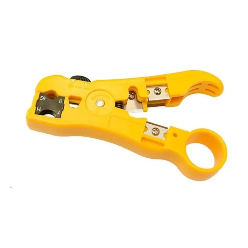 Stripovací nástroj UTP/STP, RG59/6, RG11/7, ploché telefeonní kabely (LX-59)