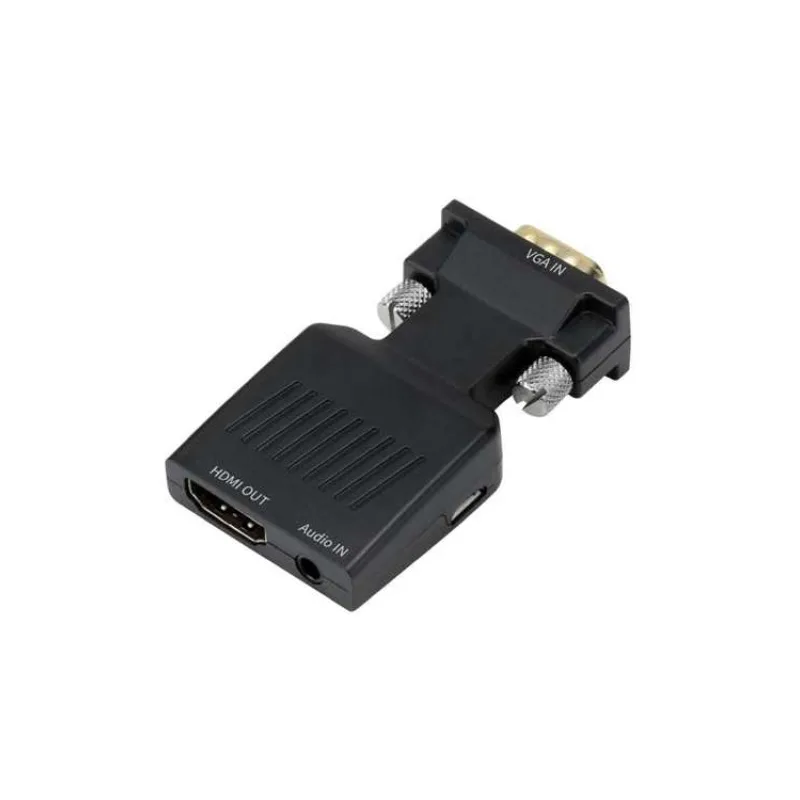 PremiumCord Převodník VGA na HDMI s audio vstupem a audio kabelem (khcon-52)