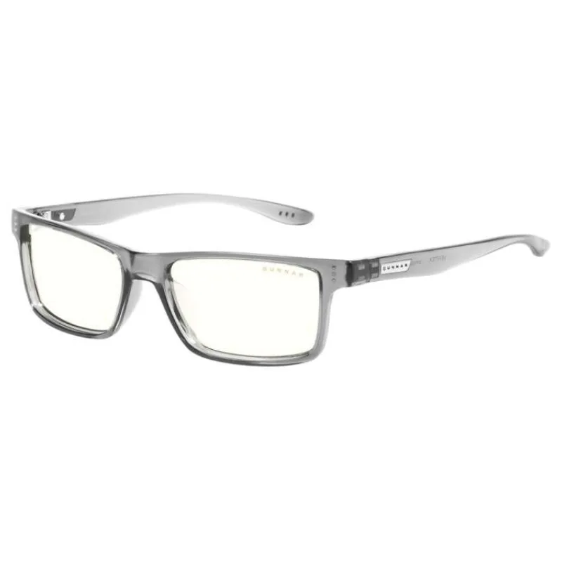 GUNNAR kancelářske/herní dioptrické brýle VERTEX READER GRAY CRYSTAL * čírá skla * BLF 35 * dioptrie +1 (VER-06709-1.0)