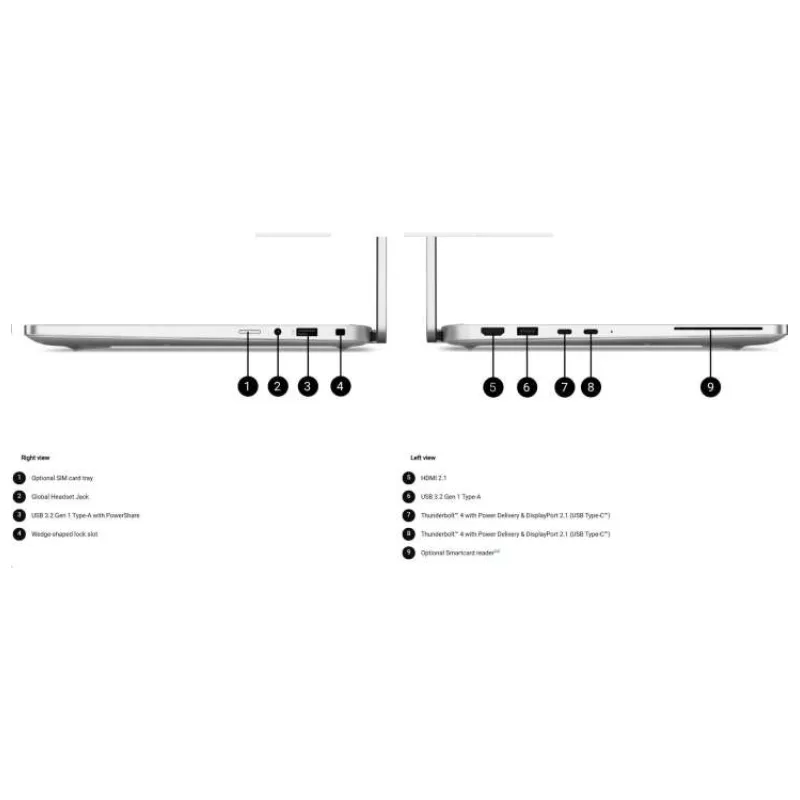 DELL NTB Pro 13 Plus PB13250/U5-236V/16GB/512SSD/13.3" FHD+/IR Cam & Mic/FgrPr/vPro/Backlit Kb/W11 Pro/3Y PS NBD (CX4M8)