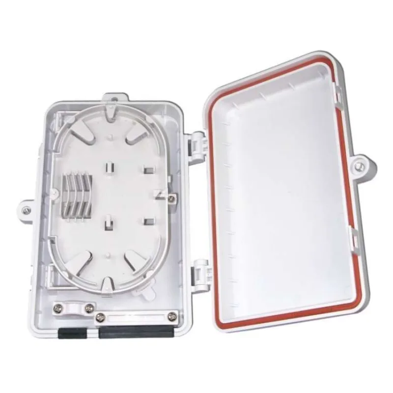 XtendLan plastový rozvaděč pro 4 odbočky, 1 kabelový port, vodotěsný, cívka (ORSW-104-SCS)