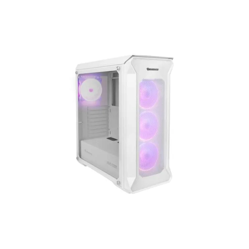 Počítačová skříň Genesis IRID 505 ARGB WHITE MIDI TOWER (USB 3.0), 4x 120mm ventilátory (NPC-1872)