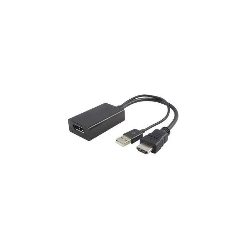 PremiumCord adaptér HDMI to DisplayPort Male/Female s napájením z USB (kportad09)