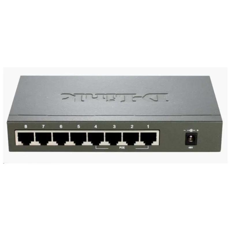 D-Link DES-1008PA 8x10/100 Desktop Switch, 4xPoE (DES-1008PA)