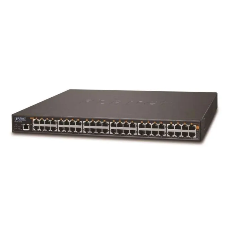 Planet HPOE-2400G v6 PoE+ injektor 802.3at, 24+24 portů, Gigabit, scheduler, výkon až 720W (HPOE-2400G)