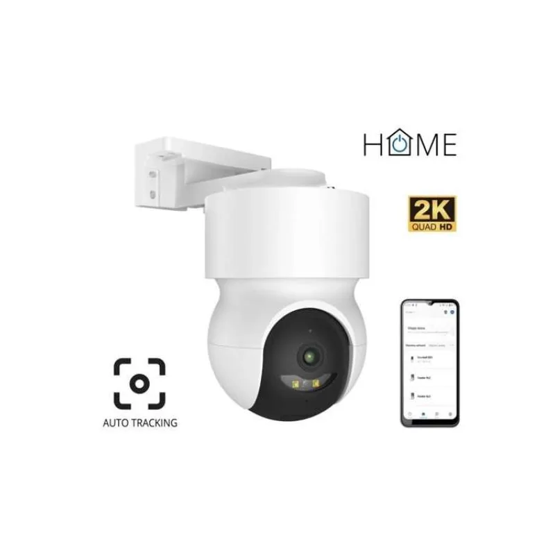 iGET HOME Camera CS8 White - WiFi 2K IP kamera otočná, nočné videnie, audio, IP65, auto tracking (75020822)