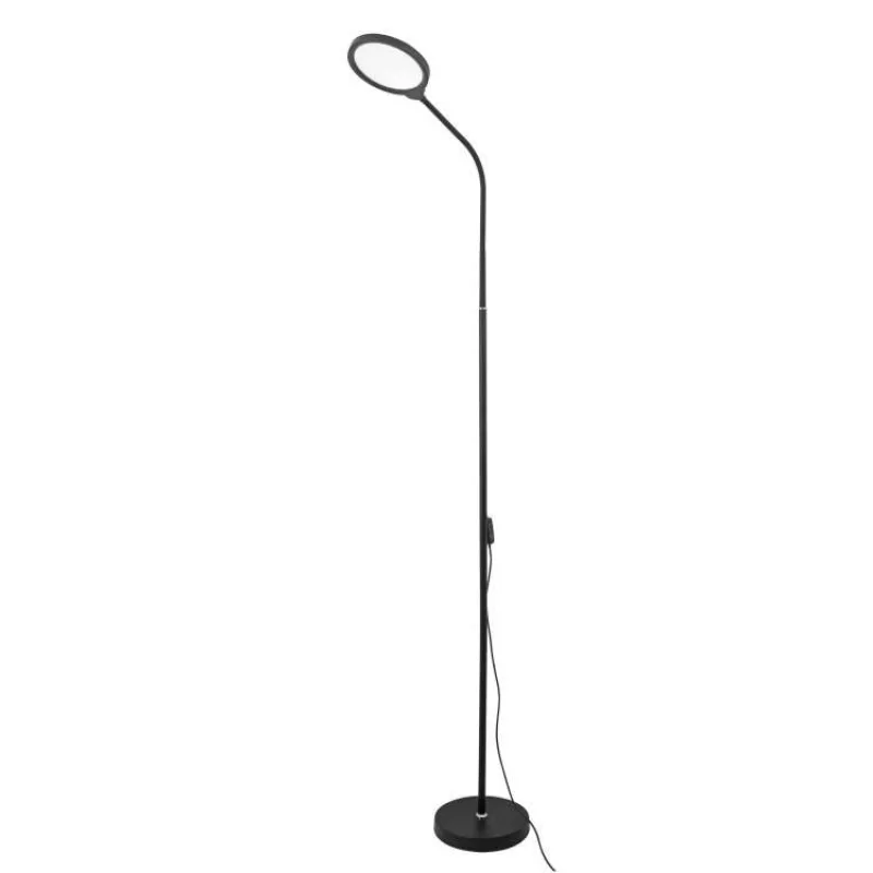 Platinet podlahová LED lampa 10W stmievateľná 2v1, čierna (PLAFLL1084N)