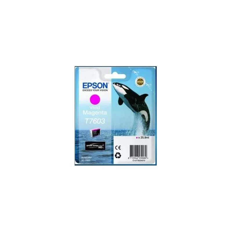 Epson T7603 Ink Cartridge Vivid Magenta (C13T76034N10)