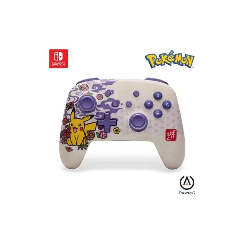 PowerA Vylepšený bezdrátový ovladač pro Nintendo - Pokémon Pikachu Blossom (NSGP0324-01)