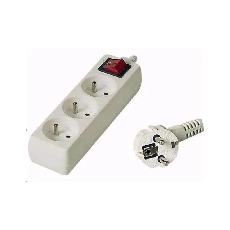 OEM Predlzovaci kabel 230V 10m (3zás. + vypínač) (PP3K-10)