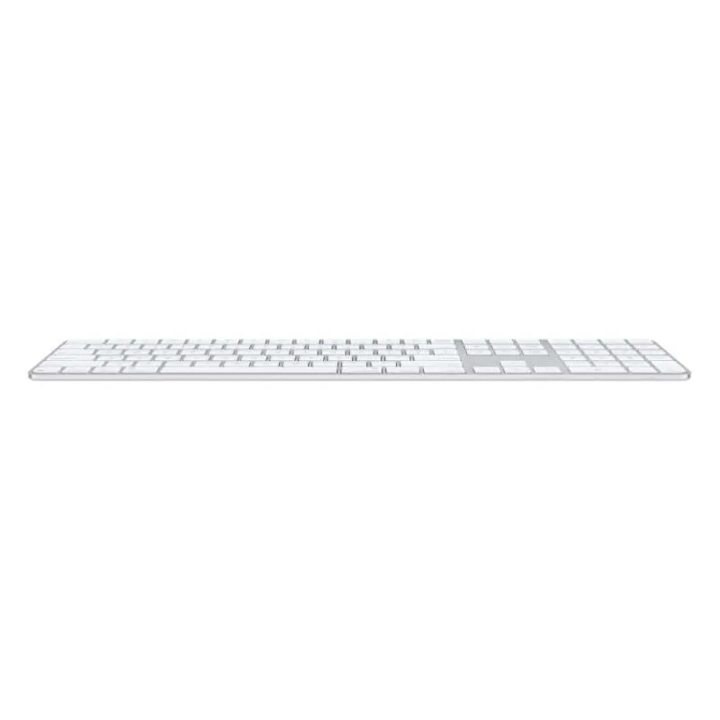 Apple Magic Keyboard s Touch ID (2024) / s Numerickou klávesnicí / Bílé klávesy / USB-C / bezdrátová / CZ Layout (MXK73CZ/A)