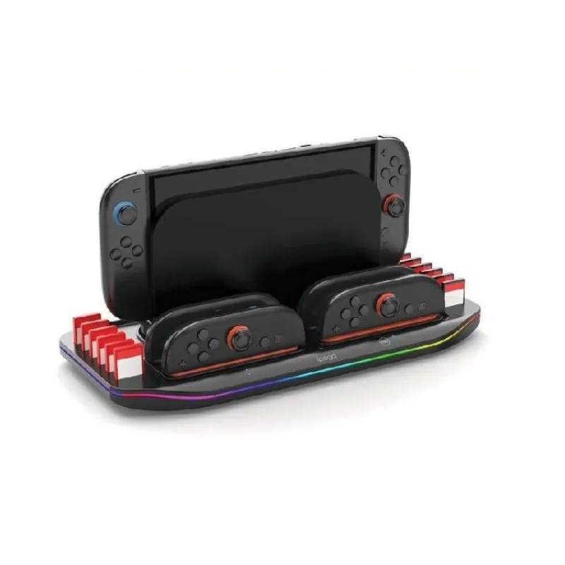 iPega SW2210 Multifunkčný Nabíjací RGB Stojan pre Nintendo Switch 2, Black (PG-SW2210)
