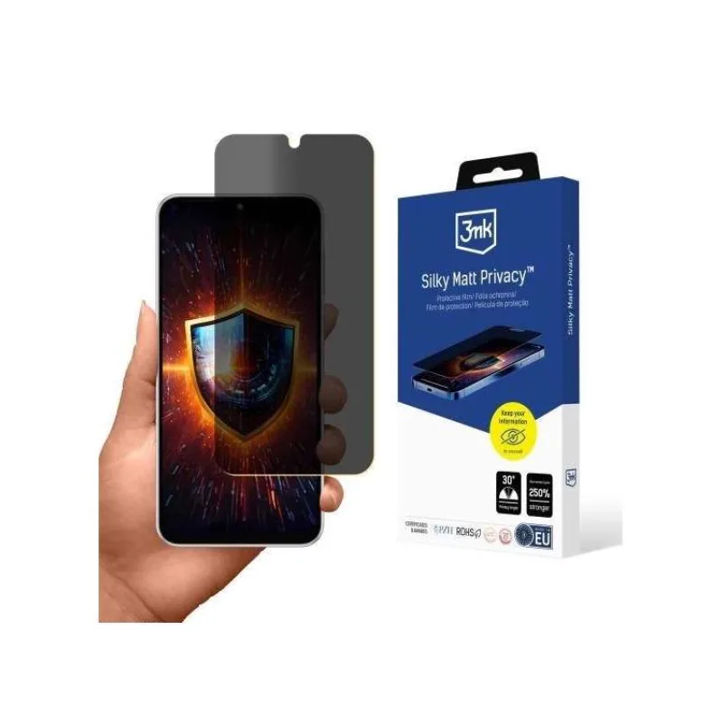 3mk ochranná folie Silky Matt Privacy pro Samsung Galaxy M36 (5903108676335)