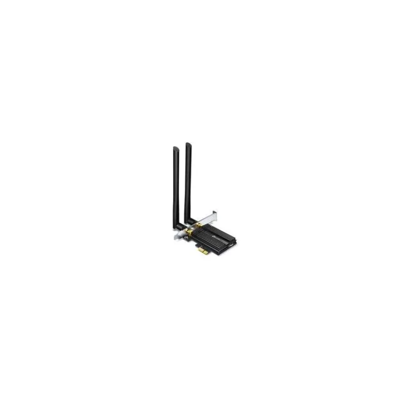 AX3000 Dual Band Wi-Fi 6 Bluetooth PCI Express Adapter
SPEED: 2402 Mbps at 5 GHz + 574 Mbps at 2.4 GHz
SPEC: 2× High G (ArcherTX50E)